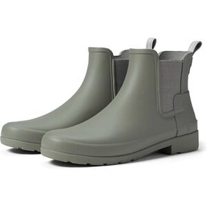 Hunter Women's Original Refined Chelsea Boots Docker Grey Size 6 M